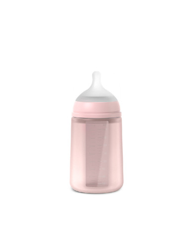 SUAVINEX COLOUR ESSENCE SILIKONA PUDELE 240 ML ROSE