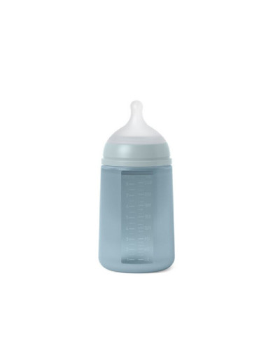 SUAVINEX COLOUR ESSENCE SILIKONA PUDELE 240 ML BLUE