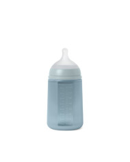 SUAVINEX COLOUR ESSENCE SILIKONA PUDELE 240 ML BLUE