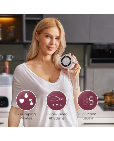 MOMCOZY PĀRVIETOJAMS BEZVADU PIENA SŪKNIS V1 PRO