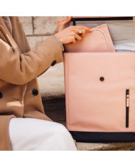 BEABA Mugursoma Vecākiem OSLO Dusty Pink - Stilīga un Praktiska