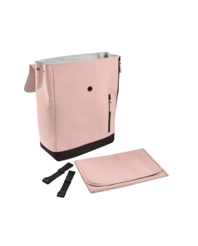 BEABA Mugursoma Vecākiem OSLO Dusty Pink - Stilīga un Praktiska
