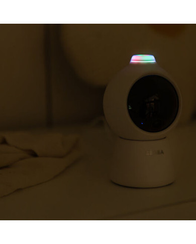 BEABA ZEN SMART AI VIDEO BĒRNA NOVĒROŠANAS MONITORS, WHITE