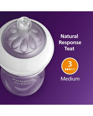 PHILIPS AVENT NATURAL RESPONSE Pudeles komplekts 260 ml - 4 gab.