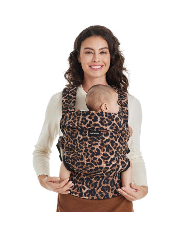MOMCOZY Ergonomiskā Zīdaiņu Ķengursoma - Leopards