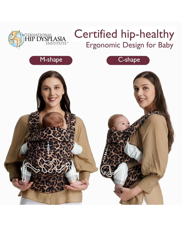 MOMCOZY Ergonomiskā bērnu nēsāka - Leopards