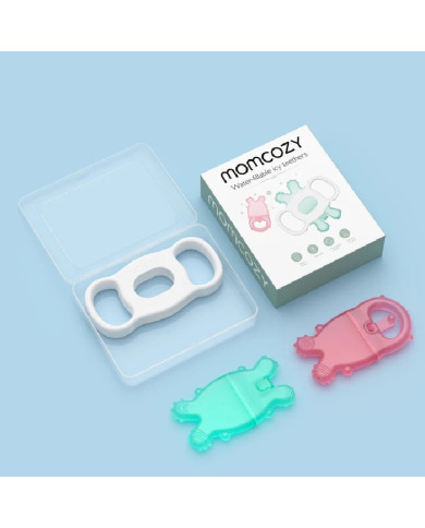 MOMCOZY AR ŪDENI PIEPILDĀMS DZESĒJOŠS ZĪDAIŅA GRAUŽAMRĪKS PINK/GREEN