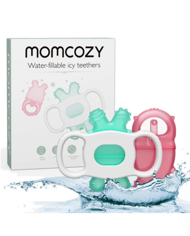 MOMCOZY AR ŪDENI PIEPILDĀMS DZESĒJOŠS ZĪDAIŅA GRAUŽAMRĪKS PINK/GREEN