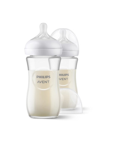 PHILIPS AVENT STIKLA 2 GAB. PUDEĻU KOMPLEKTS JAUZIMUŠAJAM NATURAL RESPONSE SCY933