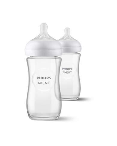 PHILIPS AVENT STIKLA 2 GAB. PUDEĻU KOMPLEKTS JAUZIMUŠAJAM NATURAL RESPONSE SCY933
