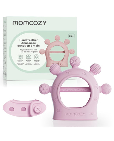 MOMCOZY Silikona zobgrauzis Zīdaiņiem, Rozā