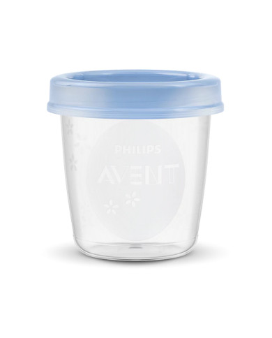 PHILIPS AVENT VIA KONTEINERI MĀTES PIENAM UN PĀRTIKAI GLABĀT SCF618, 10X180ML