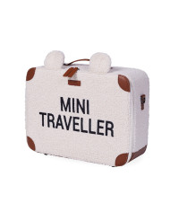 CHILDHOME MINI TRAVELLER BĒRNU KOFERĪTIS, TEDDY OFF WHITE