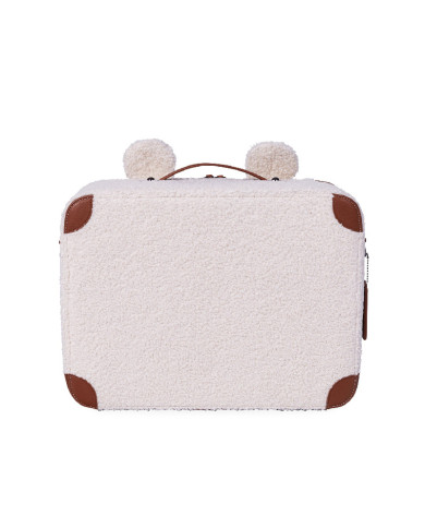CHILDHOME MINI TRAVELLER BĒRNU KOFERĪTIS, TEDDY OFF WHITE