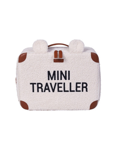 CHILDHOME MINI TRAVELLER BĒRNU KOFERĪTIS, TEDDY OFF WHITE