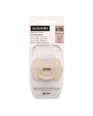 SUAVINEX COLOUR ESSENCE BUTTERFLY FIZIOLOĢISKAIS KNUPĪTIS SX PRO, 6-18 MĒN., BEIGE