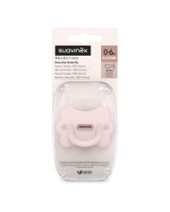 SUAVINEX COLOUR ESSENCE BUTTERFLY FIZIOLOĢISKAIS KNUPĪTIS SX PRO, 0–6 MĒN., PINK