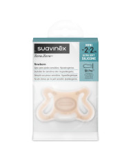 SUAVINEX FIZIOLOĢISKAIS, HIPOALERĢISKAIS ZERO ZERO KNUPĪTIS SX PRO MINI, -2-2 MĒN., FAIR