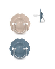 SUAVINEX FIZIOLOĢISKAIS KNUPĪTIS SX PRO WONDER, 6-18 MĒN., DEEP BEIGE/BLUE, 2 GAB.