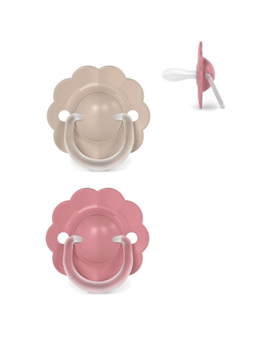 SUAVINEX FIZIOLOĢISKAIS KNUPĪTIS SX PRO WONDER, 6-18 MĒN., DEEP BEIGE/MEDIUM PINK, 2 GAB.