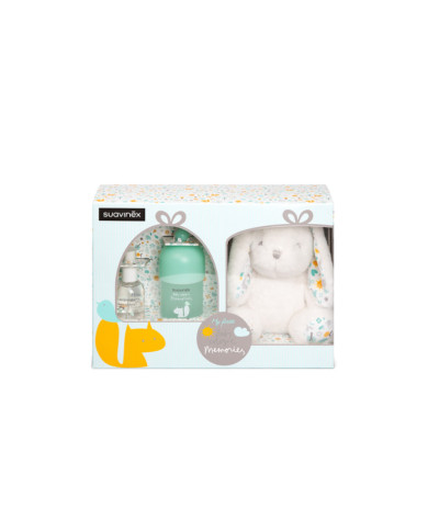 SUAVINEX BABY COLOGNE DĀVANU KOMPLEKTS MEMORIES: SMARŽŪDENS ZĪDAIŅIEM 100 ML UN 50 ML, PLĪŠA TRUSĪTIS