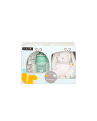 SUAVINEX BABY COLOGNE DĀVANU KOMPLEKTS MEMORIES: SMARŽŪDENS ZĪDAIŅIEM 100 ML UN 50 ML, PLĪŠA TRUSĪTIS