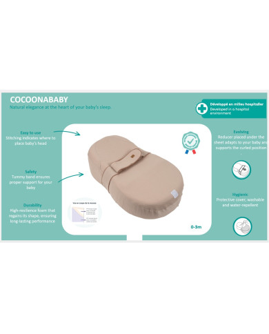BEABA by Red Castle Cocoonababy Gultukas - Oat