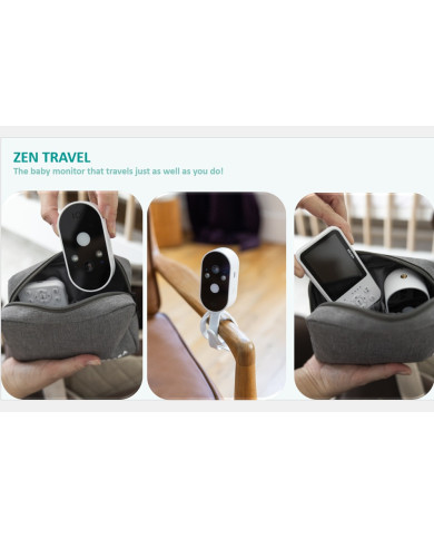 BEABA Zen Travel Video Aukle - Kompakta un Viegls