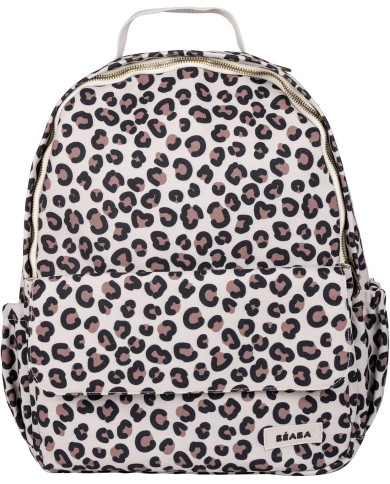 BEABA Tokyo Mugursoma Leopard Clay - Stilīga un Praktiska