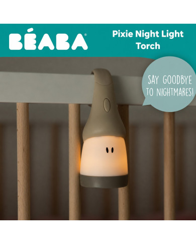 BEABA Nakts Bezvadu Lampa Laterna, Clay - Bērnu Lampiņa