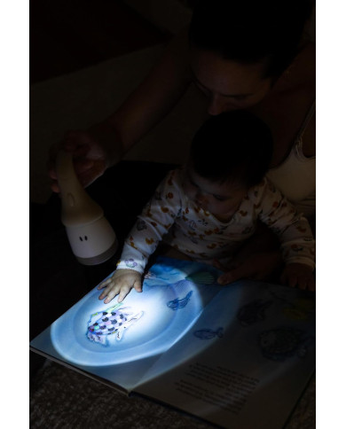 BEABA Nakts Bezvadu Lampa Laterna, Clay - Bērnu Lampiņa