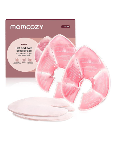 MOMCOZY Atkārtoti Lietojami Sildošie un Dzesējošie Kompresi Krūtīm