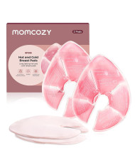 MOMCOZY Atkārtoti Lietojami Sildošie un Dzesējošie Kompresi Krūtīm