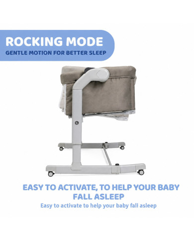 CHICCO NEXT2ME MAGIC EVO Šūpulītis Beige - Komforts un Drošība
