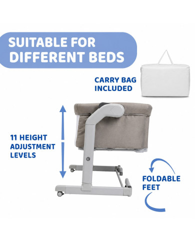 CHICCO NEXT2ME MAGIC EVO Šūpulītis Beige - Komforts un Drošība