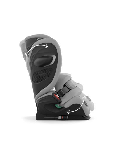 CYBEX PALLAS G2 I-FIX PLUS Sēdeklis 9–36 kg, Stone Grey