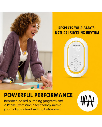 Medela Freestyle Mini Uzlādējams Elektriskais Krūts sūknis - Hands-Free