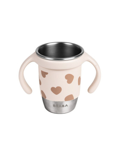 BEABA MĀCĪBU KRŪZĪTE NO NERŪSĒJOŠĀ TĒRAUDA CLICK AND DRINK 240 ML BIGLOVE