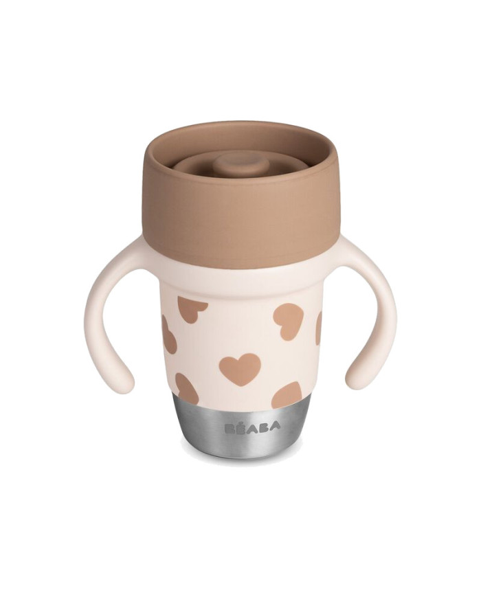 BEABA MĀCĪBU KRŪZĪTE NO NERŪSĒJOŠĀ TĒRAUDA CLICK AND DRINK 240 ML BIGLOVE