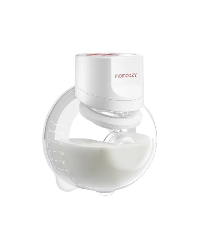 MOMCOZY PĀRNĒSĀJAMS BEZVADU KRŪTS PIENA SŪKNIS S12 PRO+, WHITE