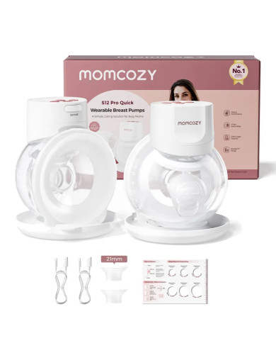 MOMCOZY DIVKĀRŠS PĀRNĒSĀJAMS BEZVADU KRŪTS SŪKNIS S12 PRO+, BALTS