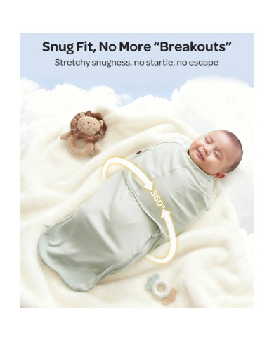 MOMCOZY MAZUĻA IETĪŠANAS KOKONS, 0–3 MĒN., SERENITY