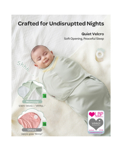 MOMCOZY MAZUĻA IETĪŠANAS KOKONS, 0–3 MĒN., SERENITY