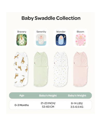 MOMCOZY KOKONS ZĪDAIŅA IETĪŠANAI, 0–3 MĒN., BLOOM