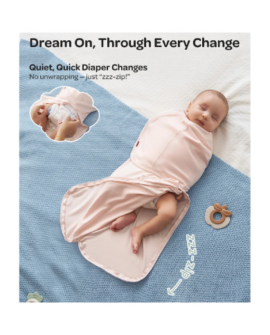 MOMCOZY KOKONS ZĪDAIŅA IETĪŠANAI, 0–3 MĒN., BLOOM
