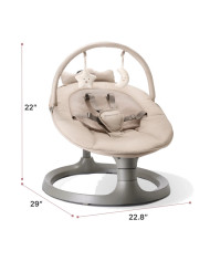 MOMCOZY 2-IN-1 ELEKTRISKAIS ŠŪPUĻKRĒSLIŅŠ NO DZIMŠANAS LĪDZ 30 KG