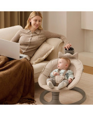 MOMCOZY 2-IN-1 ELEKTRISKAIS ŠŪPUĻKRĒSLIŅŠ NO DZIMŠANAS LĪDZ 30 KG