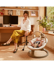 MOMCOZY 2-IN-1 ELEKTRISKAIS ŠŪPUĻKRĒSLIŅŠ NO DZIMŠANAS LĪDZ 30 KG