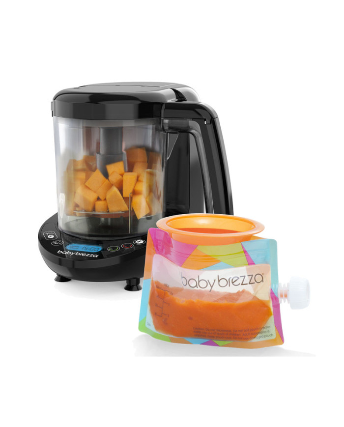 BABY BREZZA TVAICĒTĀJS-BLENDERIS ONE STEP DELUXE, MELNS