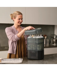 BABY BREZZA ĪPAŠI ĀTRAIS 10 MIN. STERILIZATORS–ŽĀVĒTĀJS SUPERQUICK, MELNS